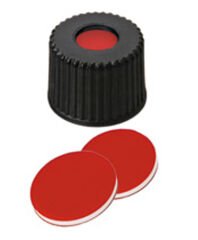 Kapak 8mm, Pp, Siyah, Siyah, Pp,Orta Delikli, Ptfe Kırmızı/Silikon Beyaz/Ptfe Kırmızı, 45° Shore A, 1.0mm 100 Adet