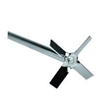 Crossed stirrer, shaft length 40cm,stirrer diameter 5cm, 316L stainless steel