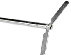 Centrifugal stirrer, shaft length 40cm,stirrer diameter 9cm, 316L stainless steel