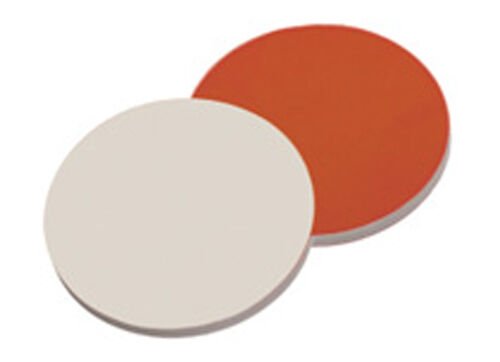 Septa 9mm, Kırmızı Kauçuk/Ptfe Beji, 45° Shore A, 1,0mm 100 Adet