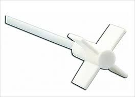 Crossed stirrer, shaft length 40cm,stirrer diameter 5cm, 316L stainless steel （prevent the liquid spills）