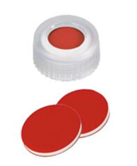 Kapak 9mm, Pp, Şeffaf, Orta Delikli, Ptfe Kırmızı/Silikon Beyaz, 45° Shore A, 1.0mm 100 Adet