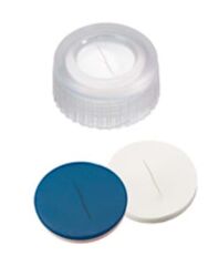 Kapak 9mm, Pp, Şeffaf, Orta Delikli, Silikon Beyaz/Ptfe Mavi, 55° Shore A, 1.0mm, Silanlanmiş 100 Adet
