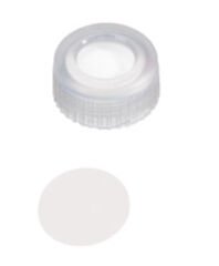 Kapak 9mm, Pp, Şeffaf, Orta Delikli, Ptfe Virginal, 53° Shore D, 0.2mm 100 Adet
