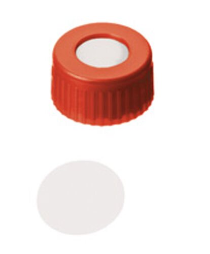 Kapak 9mm, Pp, Yeşil, Orta Delikli, Silikon Beyaz/Ptfe Kırmızı, 53° Shore D, 0.2mm 100 Adet