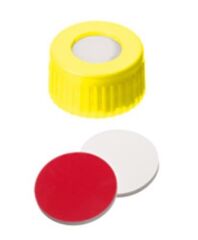 Kapak 9mm, Pp, Sarı, Orta Delikli, Ptfe Kırmızı/Silikon Beyaz, 55° Shore A, 1.0mm 100 Adet