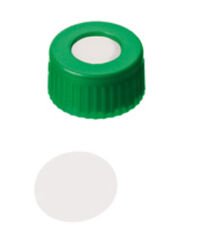 Kapak 9mm, Pp, Yeşil, Orta Delikli, Ptfe Virginal, 53° Shore D, 0.2mm 100 Adet