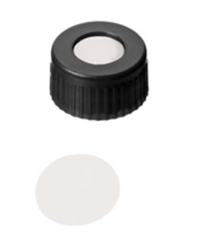 Kapak 9mm, Pp, Siyah, Orta Delikli, Ptfe Virginal, Silikon Beyaz/Ptfe Kırmızı, Shore D, 0.2mm 100 Adet