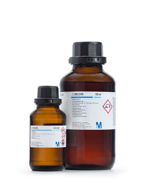 114682.0495 Cod Solution B For Measuring Range 10 - 150 Mg/L 2.85 Ml Per Determination Spectroquant®