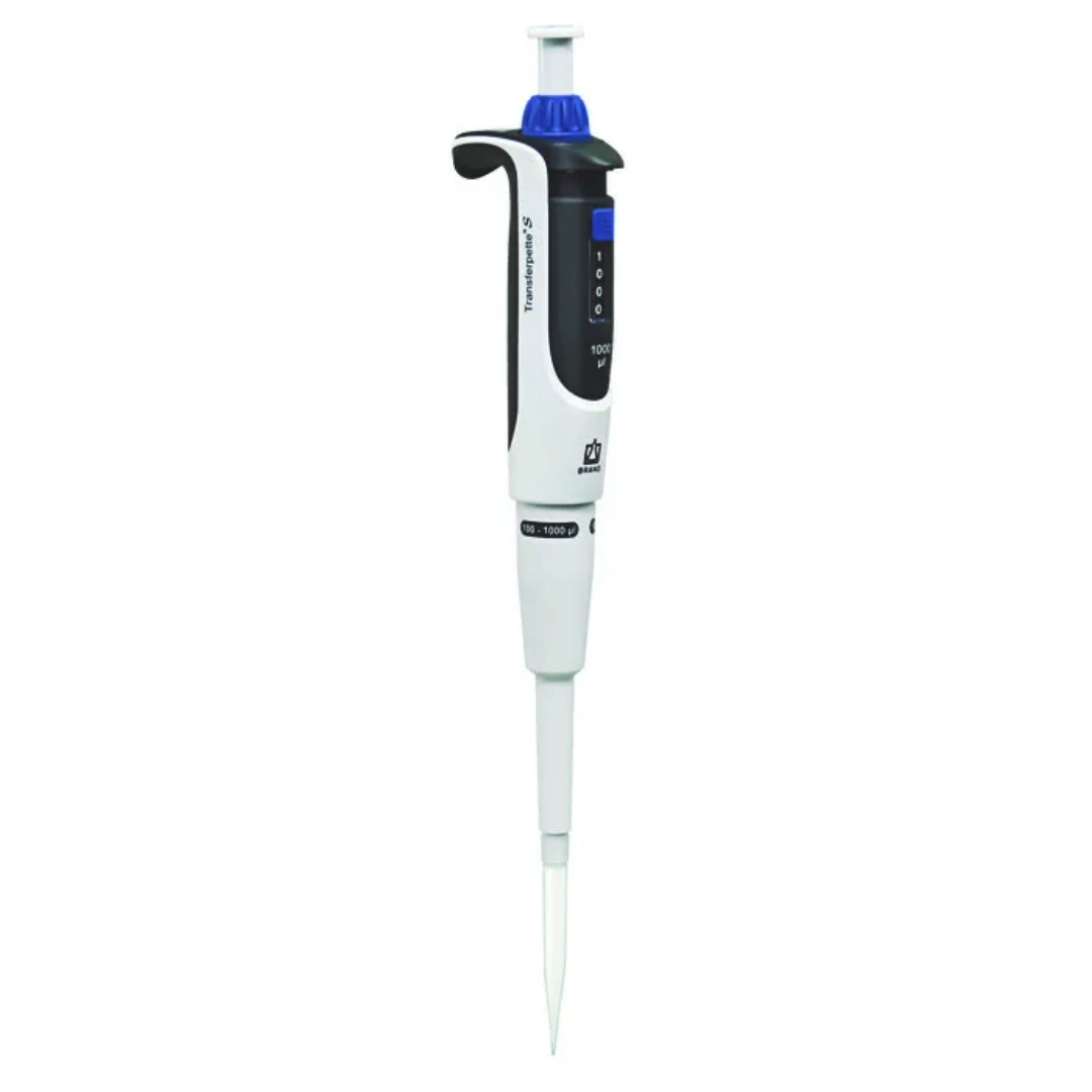 Otomatik Micropipet Sabit, 500 ul, Mavi, Transferpette S Model