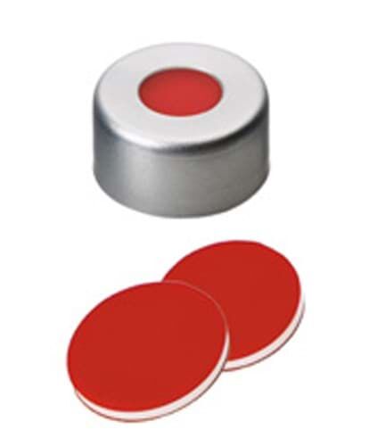 Kapak 11mm Alüminyum, Beyaz Lake, Orta Delikli, Ptfe Kırmızı/Silikon Beyaz, 45° Shore A, 1.0mm 100 Adet