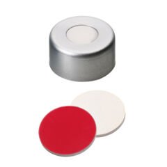 Kapak 11mm Alüminyum, Şeffaf Lake, Orta Delikli, Viton 1A Siyah, Silikon Krem/Ptfe Kırmızı, 55° Shore A, 1.3mm 100 Adet