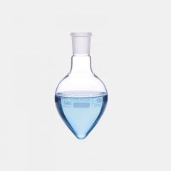 Balon - Kalp Tipi - Şilifli - Merkez Boyun : Ns 29/32 - 50 Ml