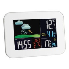 Renkli ekranlı kablosuz hava durumu istasyonu PRIMAVERA
