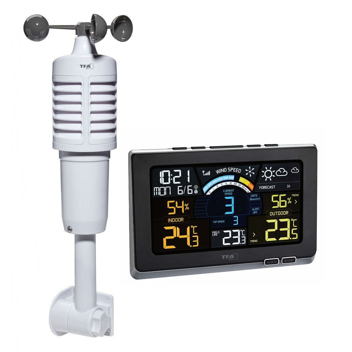 Anemometreli kablosuz hava durumu istasyonu SPRING BREEZE