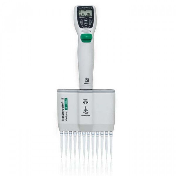 Elektronik Ayarlı 12 Kanallı Micropipet, 0,5 - 10 ul
