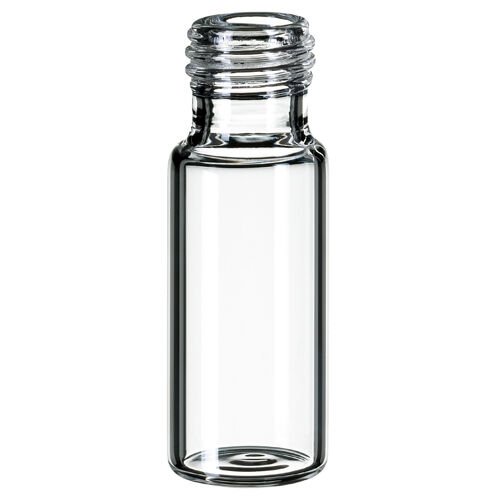 Vial 1,5ml, Şeffaf, Short Thread, 32 X 11.6mm, 1. Hidrolitik Kalite, Geniş Ağızlı 100 Adet
