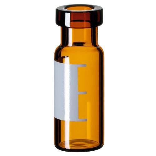 Vial 1,5ml, Short Thread, 32 X 11.6mm, Amber 1. Hidrolitik Kalite, Geniş Ağızlı, Etiket Ve Dolum Hatlar 100 Adet