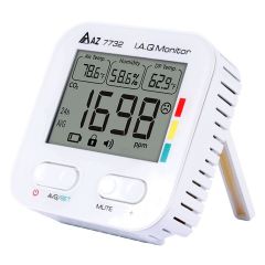 AZ 7732 Karbondioksit Sıcaklık Nem Ölçer | Sadece Pil İle Çalışır