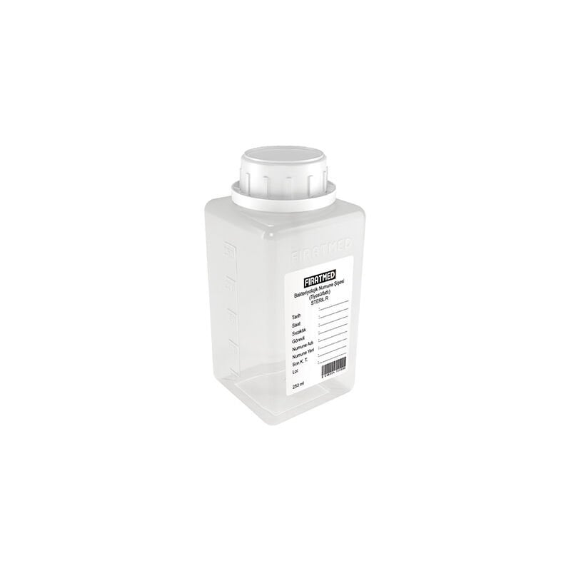 Su Numune Şişesi 250 ml Tiyosülfatlı