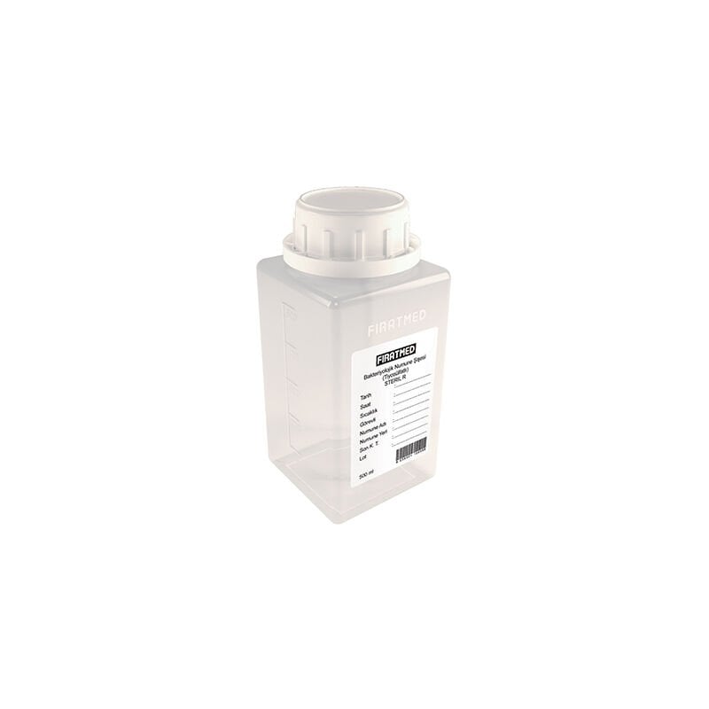 Su Numune Şişesi 500 ml Tiyosülfatlı