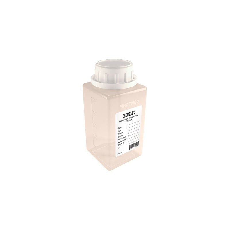 Su Numune Şişesi 500 ml Tiyosülfatsız