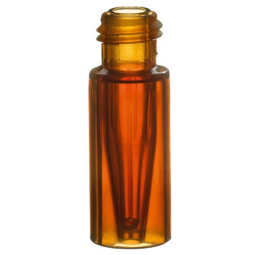 Vial, Tpx, Sıkmalı, 32 X 11.6mm, Amber, İçindeki 0,2ml Cam İnsert Vial İle 100 Adet