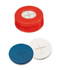 Kapak 11mm Sıkmalı, Yeşil, Orta Delikli, Natural Kauçuk Kırmızı-Turuncu/Tef Şeffaf, 60° Shore A, 1.0mm 100 Adet