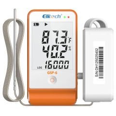 Elitech GSP-6 Çift Kablolu Sıcaklık ve Nem Veri Kaydedici Datalogger