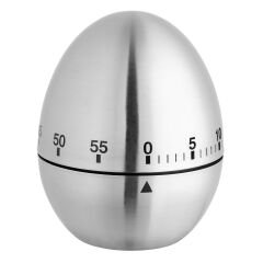 Paslanmaz çelikten yapılmış analog mutfak zamanlayıcısı EGG