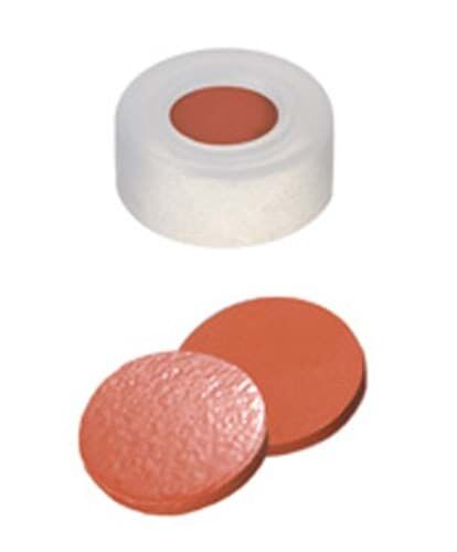 Kapak 11mm Sıkmalı, Şeffaf, Orta Delikli, Yumuşak Versiyonu, Ptfe Kırmızı/Silikon Beyaz/Ptfe Kırmızı, 45° Shore A, 1.0mm 100 Adet