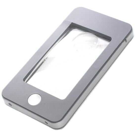 G188 İphone Tip Led Işıklı Büyüteç 2.5X - 5X
