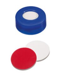 Kapak 11mm, Sıkmalı, Mavi, Orta Delikli, Yumuşak Versiyonu, Natural Kauçuk Kırmızı-Turuncu/Tef Şeffaf, 60° Shore A, 1.0mm 100 Adet
