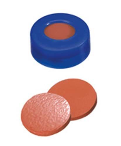 Kapak 11mm, Sıkmalı, Mavi, Orta Delikli, Yumuşak Versiyonu, Ptfe Kırmızı/Silikon Beyaz/Ptfe Kırmızı, 45° Shore A, 1.0mm 100 Adet
