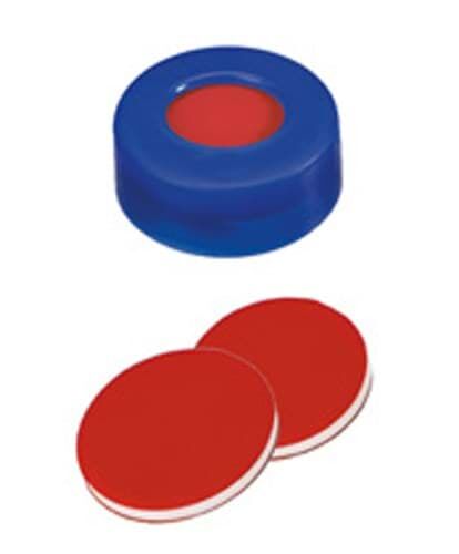 Kapak 11mm, Sıkmalı, Mavi, Orta Delikli, Yumuşak Versiyonu, Silikon Beyaz/Ptfe Mavi, 55° Shore A, 1.0mm, Yarık -Silanlanmiş 100 Adet