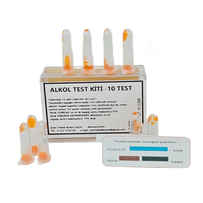 Alkol Test Kiti 10 Test