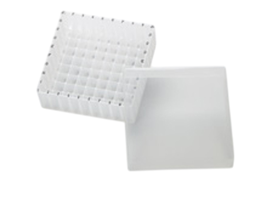 Vial Saklama Kutusu Pp, 1,5ml, 1,8ml Ve 2ml Vial İçin, Şeffaf, Kapak İle (130 X 130 X 45mm) 1 Adet