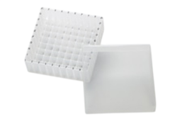 Vial Saklama Kutusu Pp, 1,5ml, 1,8ml Ve 2ml Vial İçin, Şeffaf, Kapak İle (130 X 130 X 45mm) 1 Adet