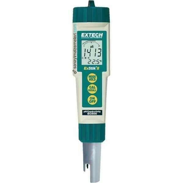 Extech EC 500 pH / İletkenlik / Tuzluluk / Sıcaklık Ölçer