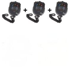 3 ADET LOYKA Stopwatch Eco Kronometre