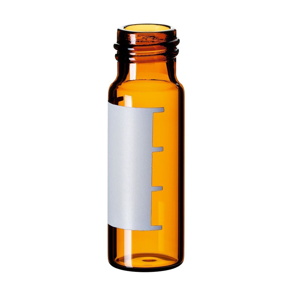 Vial Boyunlu 4ml, 45 X 14.7mm, Amber 1. Hidrolitik Kalite, Etiketli Ve Dolum Hatlar 100 Adet