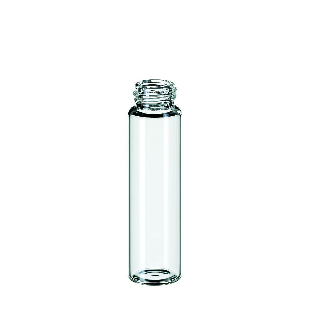 Vial 12ml Boyunlu, 15-425 Thread, 66 X 18.5mm, Beyaz, 1.Hidrolotik Kalite 100 Adet