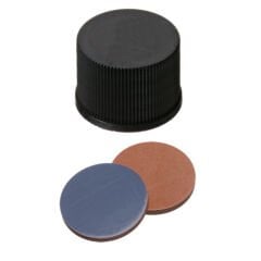 Kapak 13mm, Vidalı Pp, Siyah, Vida: 15-425, Butyl Kırmızı/Ptfe Gri, 55° Shore A, 1.6mm 100 Adet