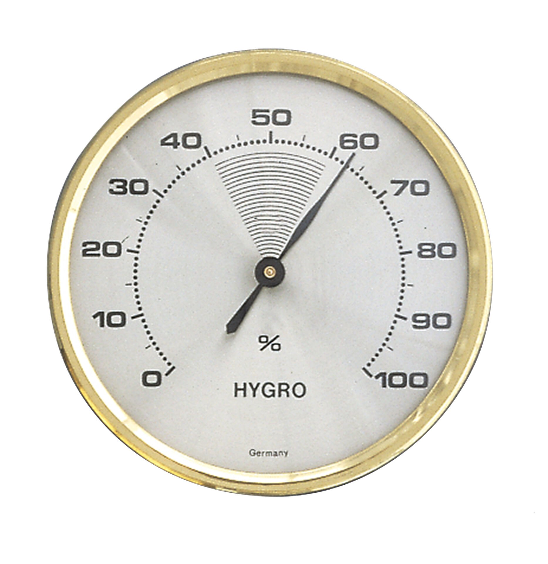 Pirinç halkalı analog higrometre