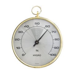 Pirinç halkalı analog higrometre