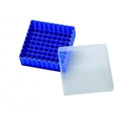Vial Saklama Kutusu Pp, 4ml, 4ml İçin, Kırmızı, Kapak İle (130 X 130 X 52mm)  1 Adet