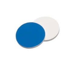 Septa 17mm, Silikon Beyaz/Ptfe Mavi, 55° Shore A, 1.5mm 100 Adet