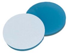 Septa 17mm, Silikon Şeffaf Mavi/Ptfe Beyaz, 45° Shore A, 1.3mm 100 Adet
