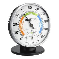 Metal halkalı analog termo-higrometre