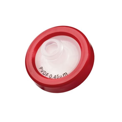 Hplc Şırınga Ucu Filtre 17mm, Pvdf, 0,45µm, Kırmızı 1 Adet